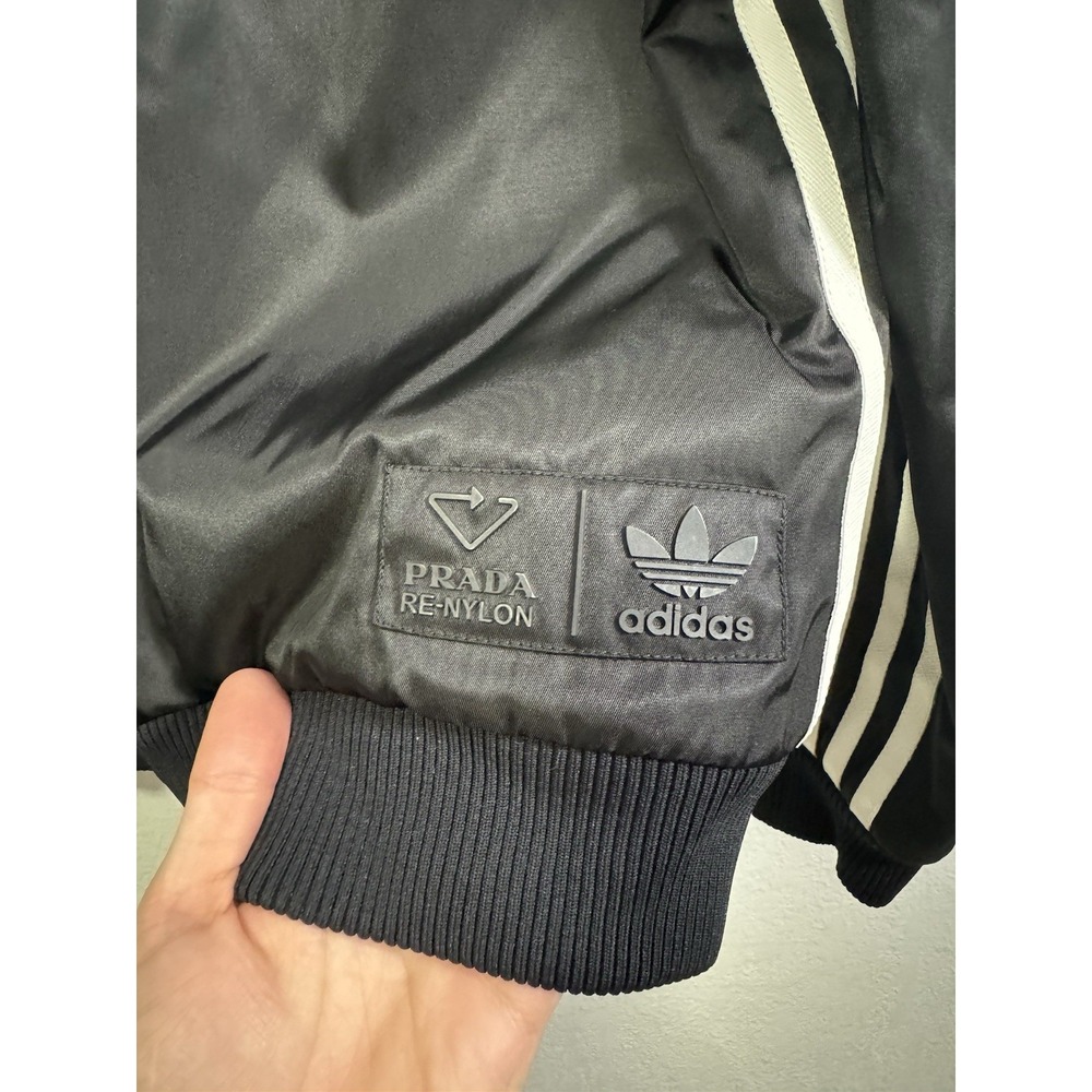 ADIDAS for PRADA RE-NYLON TRACK FULL ZIP JACKET BLACK MEN'S SIZE XS 42 New - Picture 6 of 10